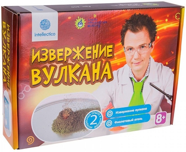 Настольные развивающие игры для детей - Набор для опытов «Извержение вулкана» Настольные развивающие игры для детей - Набор для опытов «Извержение вулкана»