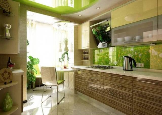 Интерьер кухни площадью 12 кв. метров (дизайн, идеи) - фото8