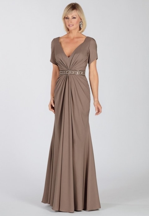 Вечернее платье на свадьбу для мамы жениха: фото3