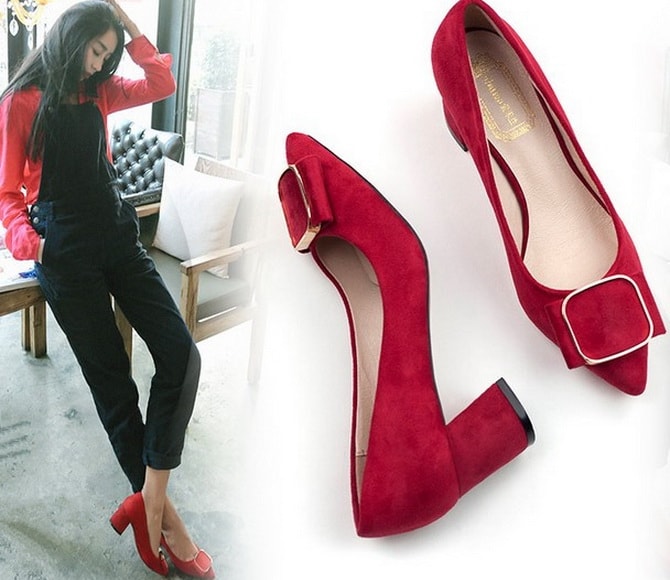 Модные в 2022 женские туфли на низком каблуке - фото4 Модные в 2022 женские туфли на низком каблуке - фото4