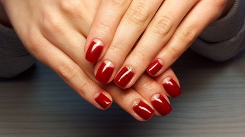 Гель-лак - дизайн на короткие ногти - фото френч 4