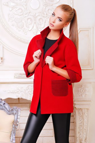 Короткое пальто женское - фото 3