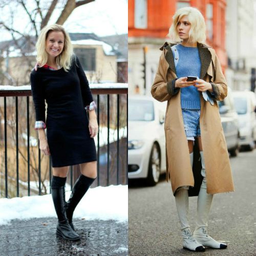 С чем носить ботфорты на низком каблуке? - фото 2 С чем носить ботфорты на низком каблуке? - фото 2