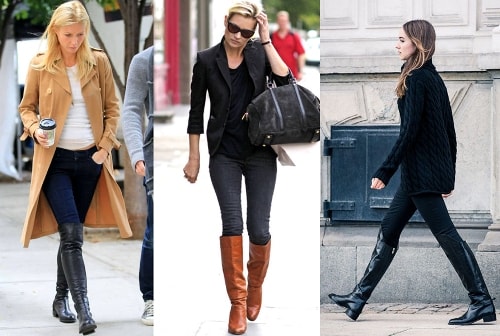 С чем носить ботфорты на низком каблуке? - фото 3 С чем носить ботфорты на низком каблуке? - фото 3