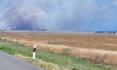 На мысе Чауда сгорели позиции российских оккупантов