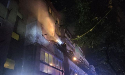 В Ялте в многоквартирном доме на 3-м этаже сгорела квартира