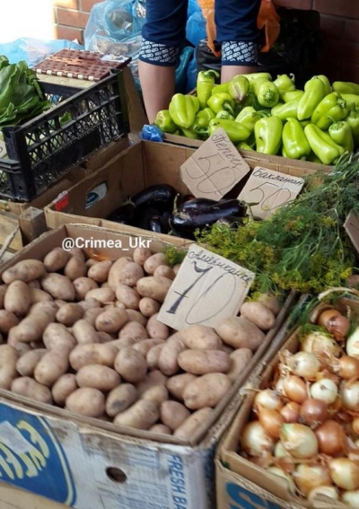 Ассортимент продуктов в Крыму пока радует, а цены уже огорчают