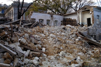 В Симферополе разрушили дом, где жил Пушкин