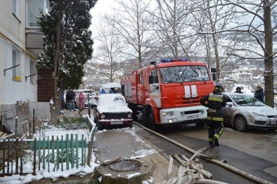 Во время пожара в Севастополе погиб маленький мальчик