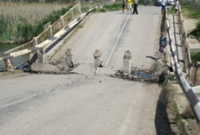 Новый мост через речку Победную обещают к концу года, пока оборудуют временный переезд