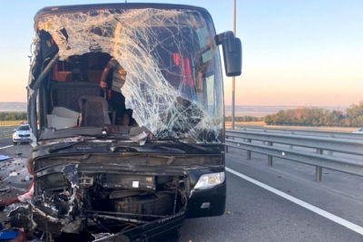 На трассе «Дон» в ДТП попал автобус с крымскими туристами
