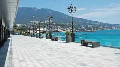 После капитальной реконструкции открылась набережная Приморского парка в Ялте