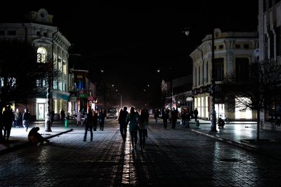 Жизнь в Симферополе «замирает» 