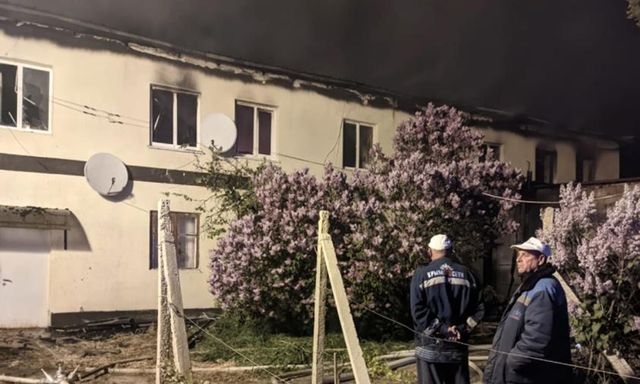 Во время пожара в селе Табачном погиб человек