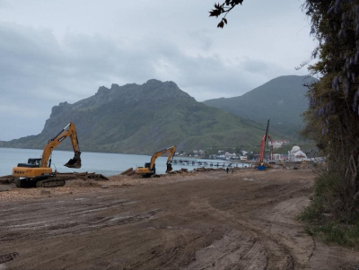 В Коктебеле не успевают подготовиться к курортному сезону