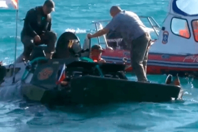 Как поднимали затонувшую в Керченском проливе российскую бронемашину