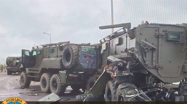 ДТП на Керченском мосту - столкнулось несколько военных машин