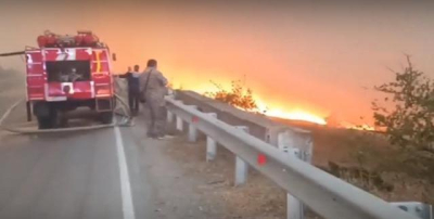 Очередной масштабный пожар в Крыму - в тушении задействованы почти 300 спасателей