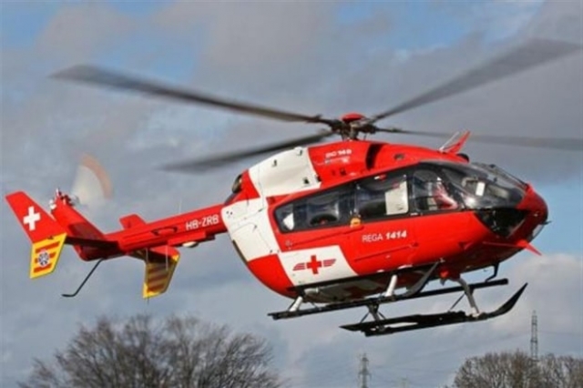 На территории симферопольской детской больницы появилась вертолетная площадка