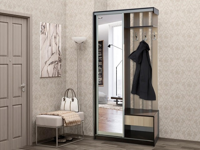 Прихожие с зеркалом: виды, особенности, достоинства
