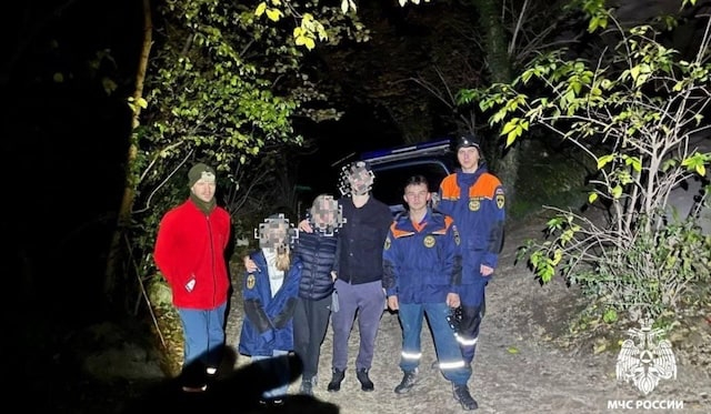 Ночью в районе горы Мангуп-Кале заблудились трое туристов