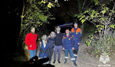 Ночью в районе горы Мангуп-Кале заблудились трое туристов