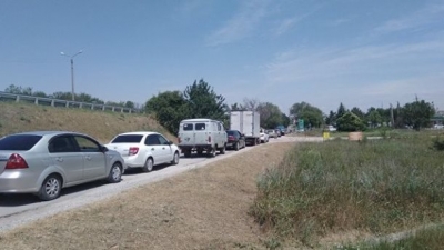 В Крыму на заправках повсеместно исчез газ