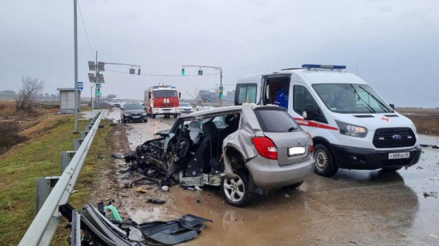 На трассе между Симферополем и Евпаторией произошло смертельное ДТП