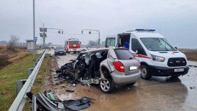 На трассе между Симферополем и Евпаторией произошло смертельное ДТП