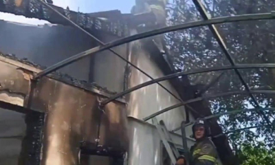 В Джанкойском районе полностью сгорел частный дом