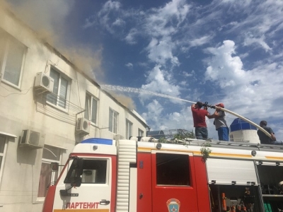 Во время пожара в Партените погибла пожилая женщина