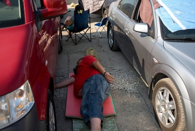 В чистой зоне возле Керченской переправы кафе и магазины не предусмотрены