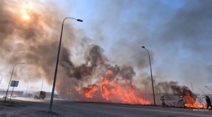 Масштабный пожар в Феодосии тушили почти 18 часов