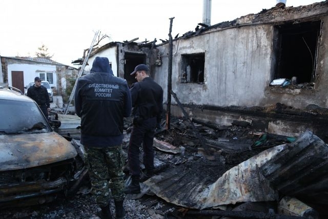 Во время пожара в Симферополе погибли четыре человека