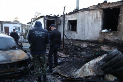 Во время пожара в Симферополе погибли четыре человека