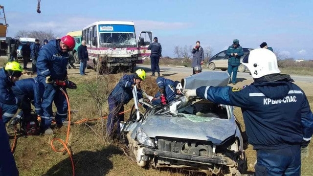 Тройное ДТП на трассе «Евпатория - Севастополь» - есть погибший