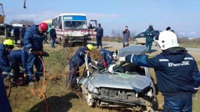 Тройное ДТП на трассе «Евпатория - Севастополь» - есть погибший