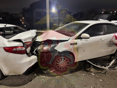 На одном участке трассы за 40 минут произошло 4 аварии