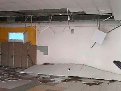 В феодосийской школе № 2 могут обрушиться перекрытия крыши
