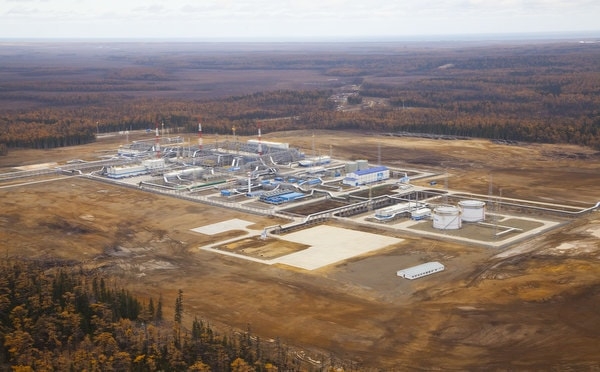 Пожар на газовых месторождениях в Крыму