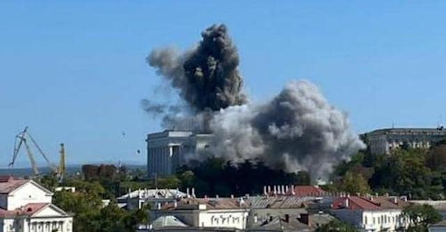 Во время удара по штабу погибли 34 офицера, в том числе, командующий ЧФ РФ