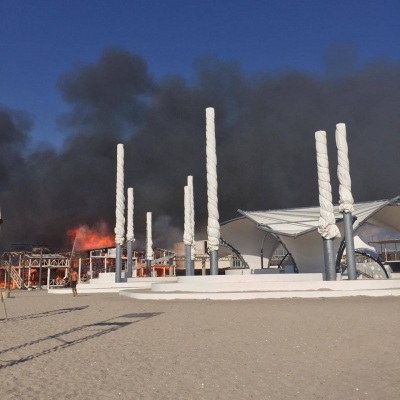 Сгорел КаZантип (Фото)