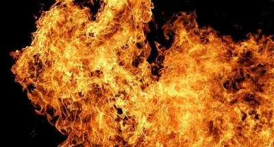 В Красногвардейском районе сгорела квартира в 5-этажном доме (видео)