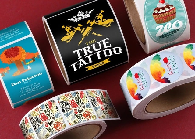 Печать и изготовление рекламных наклеек в Киеве