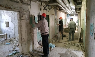 В поликлинике онкодиспансера в Севастополе идут ремонтные работы