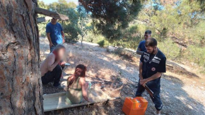 В горах под Судаком потерялась и пострадала туристка