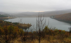 Изобильненское водохранилище в Алуште наполнено менее чем на треть