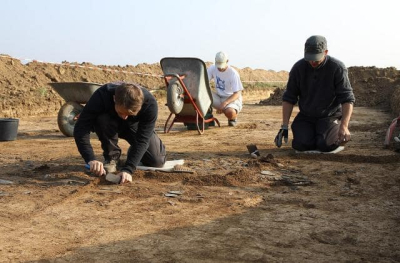 На винограднике в Любимовке обнаружен древний сарматский могильник