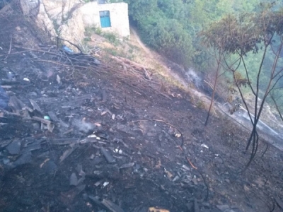 В Севастополе произошел пожар на площади 70 га