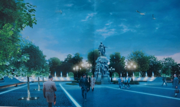 Императрица Екатерина вторая возвращается в Симферополь